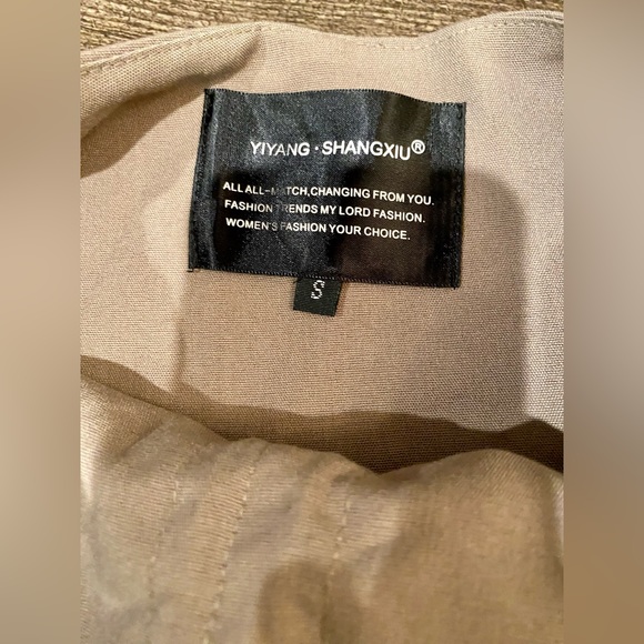 Rare sleeveless dress tunic asymmetrical Small Wool Asian Fashion designer - Picture 3 of 8